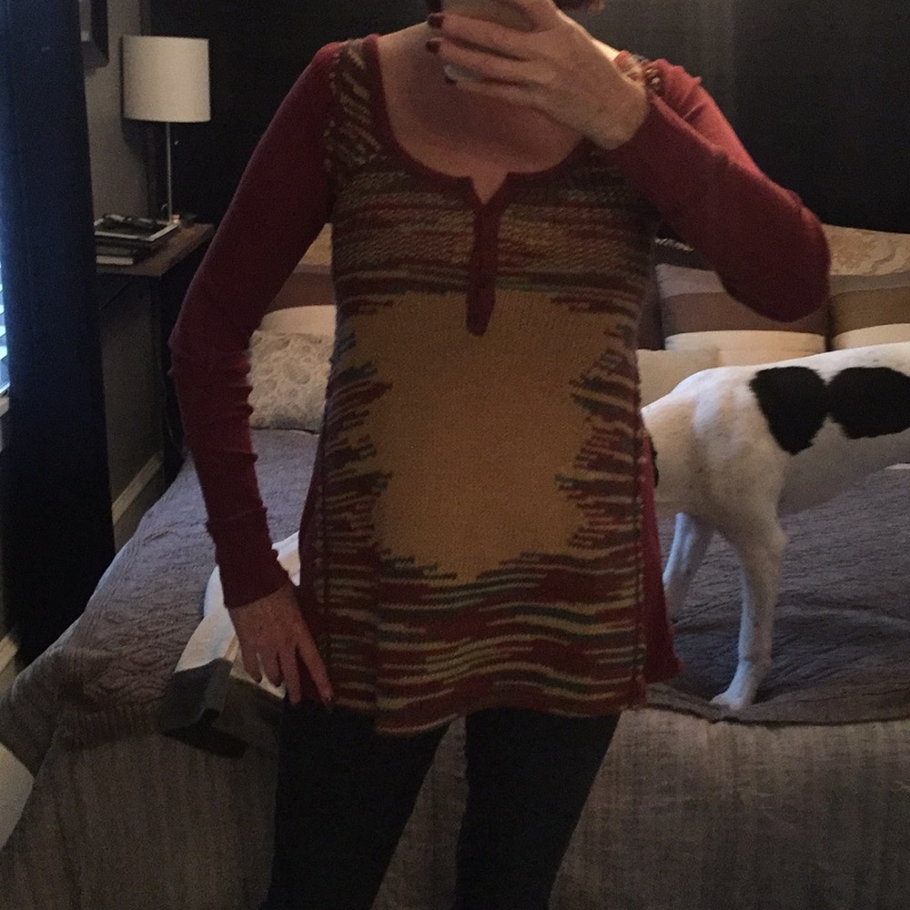 Free people sweater sz small